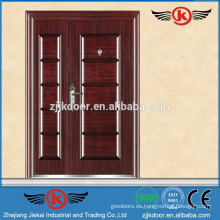 JK-S9210B puerta de acero de doble hoja precio / puerta de hierro diseños / marco de puerta de acero haciendo máquinas